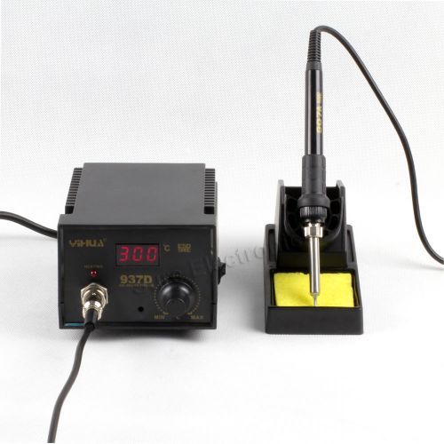 937D 110V Soldering Iron Station Welding SMD Tool Stand ESD  Express