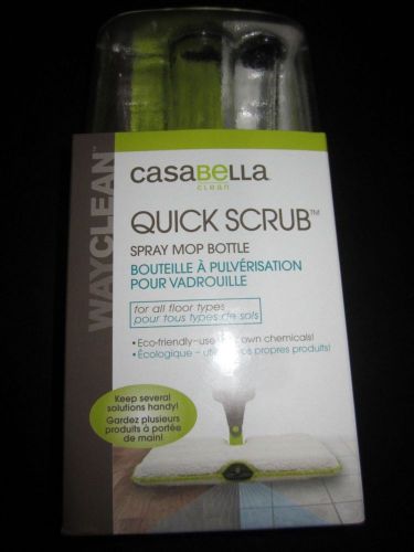 Casabella Quick Scrub Refillable Spray Mop Bottle - New
