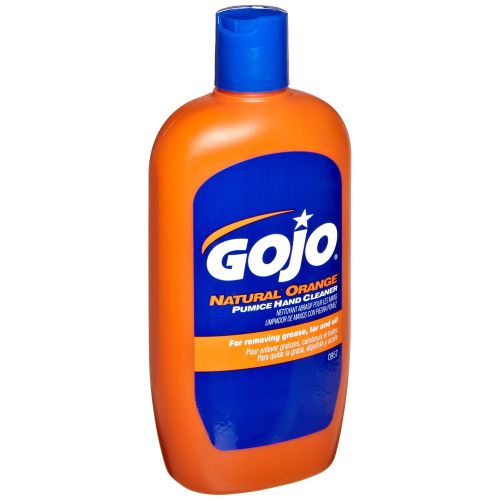 New GOJO 0957 14 Oz. Natural Orange Pumice Hand Cleaner
