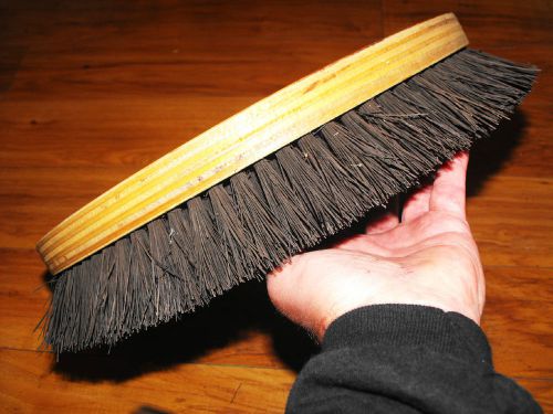 Bassine 355399 spin off 15&#034; wood rotary 3&#034; bore floor scrubbing burnisher brush for sale