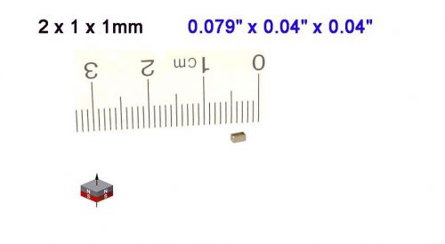 50pcs of  n52  neodymium (rare earth) block magnets 2x1x1mm for sale