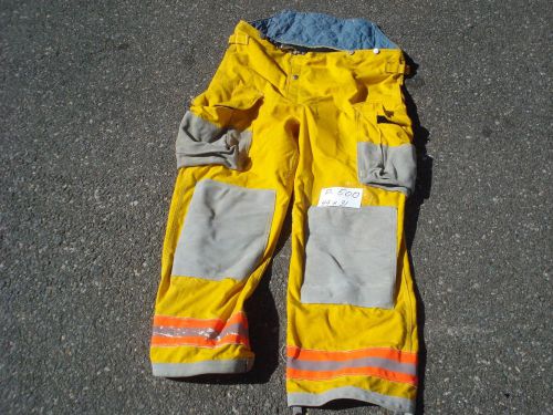 44x31 Pants Firefighter Turnout Bunker Fire Gear LION JANESVILLE.....P500
