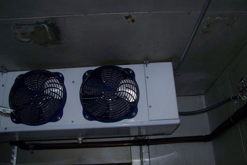 2 larkin/heatcraft 2 fan model lca672ab 7200btu  walk in cooler cooling units for sale