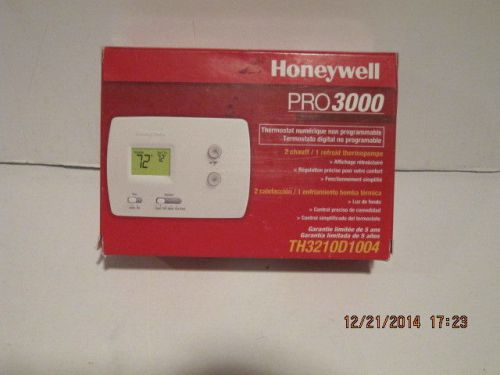Honeywell pro 3000 th3210d1004 non-programmable digital thermostat f/ship nisb!! for sale