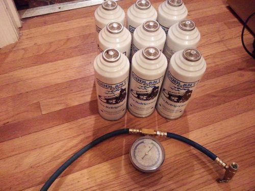 22a refrigerant   9 8oz cans with gauge