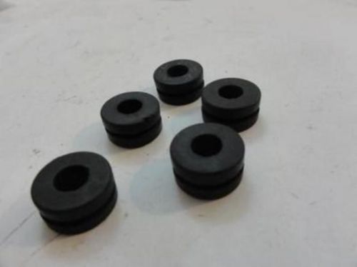 34437 new-no box, mfg- mdl-unkn34437 lot-5 rubber roller pulley, 1/4&#034; id, 5/8&#034; o for sale