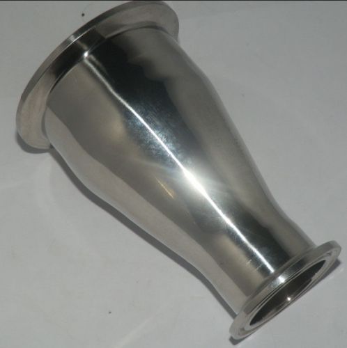 2&#034; x 1 1/2&#034; tri clover clamp concentric reducer sanitary 304 ss pipe fitting for sale