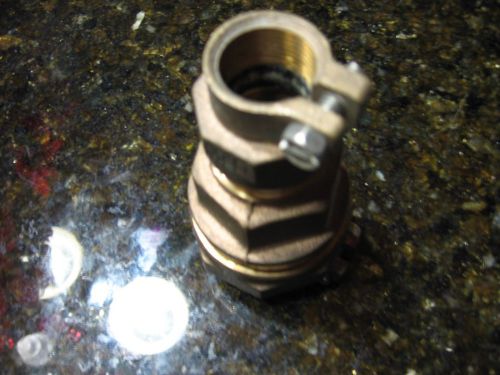 1&#034; brass sealed coupling to 1/2&#034; with threaded clamp seal for sale