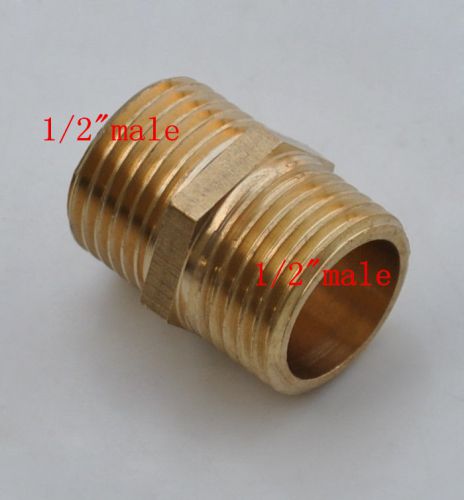 NPT G1/2&#034; male transfor 1/2&#034; male threads adapter 2pcs