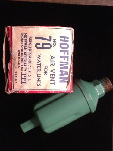 Nos vintage hoffman no. 79 air vent for waterlines / steampunk / in box for sale