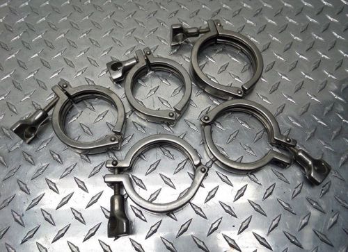 5 piece stainless steel food grade flange valve collars 3&#034; &amp; 3.5&#034; cap for sale