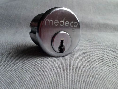 Lock Body Only, Silver Medeco Original Mortise Cylinder