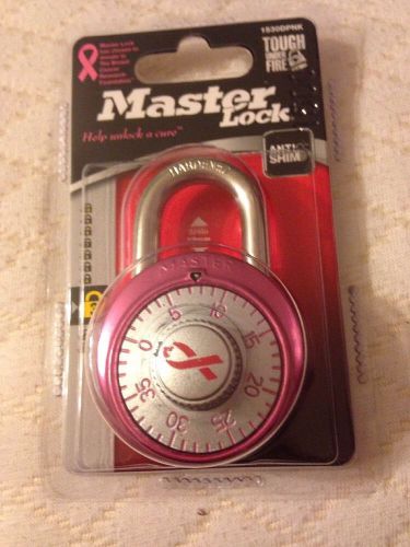 Pink Master Lock, Combination Lock, New
