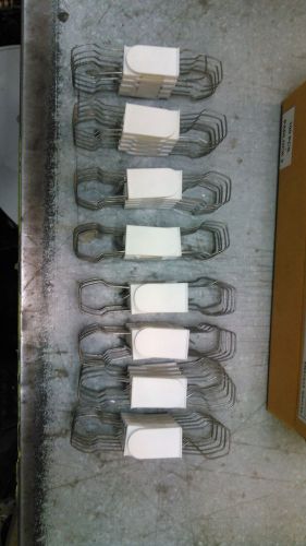 Security Seals 100 White Plastic Padlock Tamper Proof Galvanized Hasp KEYper