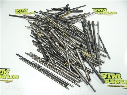 Assorted lot of 30+ straight shank twist drills 9/64&#034; to 11/32&#034; butterfield for sale