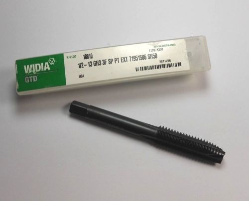 WIDIA Spiral Point Plug Tap 1/2-13 H3 3FL HSS Oxide UNC 18810 &lt;1785&gt;