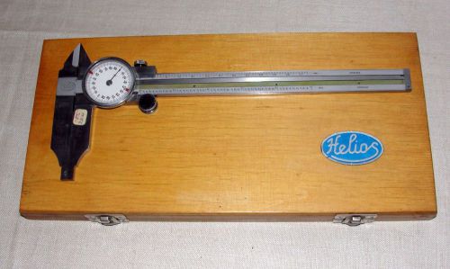 Helios 1960&#039;s caliper in wooden box germany friden inc for sale