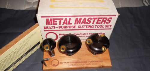 Metal masters multi cutting tool set w/inserts,3pc.set for sale
