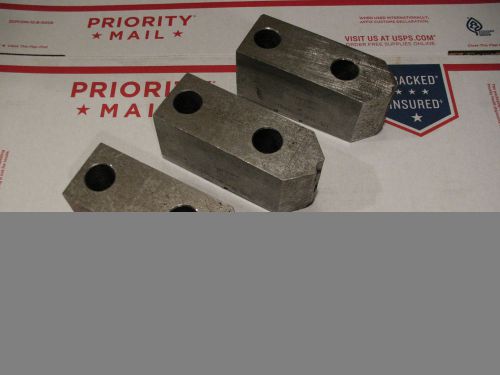 12&#034; American-Standard-Tongue-Groove-Steel soft jaws, DACO Soft Jaws.