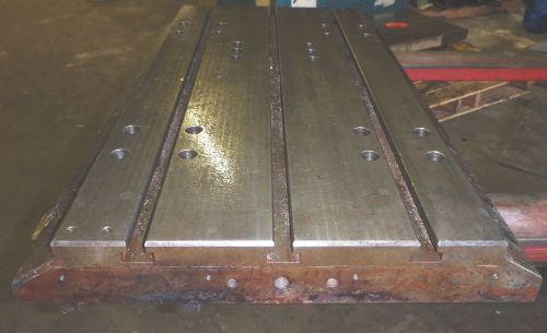 34&#034; x 17&#034; Steel Welding T-Slotted Table Cast iron Layout Plate T-Slot Weld