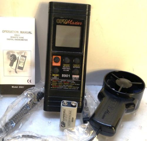 DCFM8901 - Digital Two Piece Airflow Meter with RS-232 Computer Interface