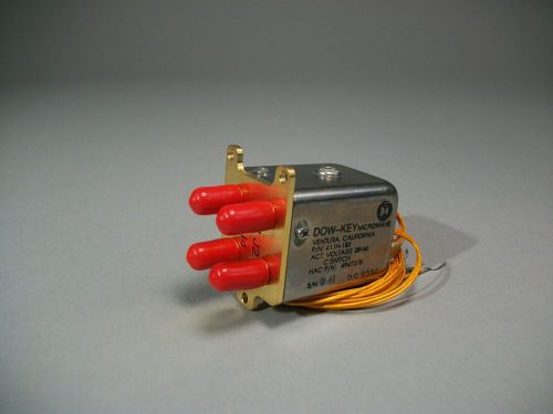 Dow-Key Microwave 411H-183 Act. Voltage 28V C Switch