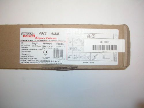 Aluminum 4043 tig rod 3/32 10 LB box