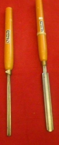 Robert Sorby Old Style Long and Strong Spindle Turning Gouges 3/8 and 3/4&#034;  (1)