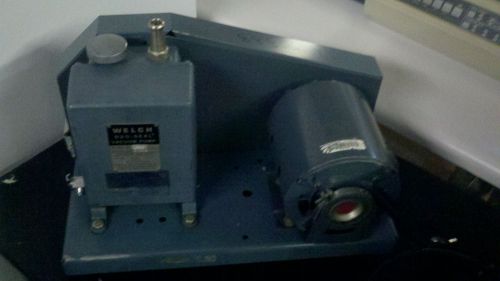 Welch duo seal vacuum pump model 1399, id# 8001 for sale