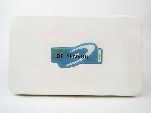 Sirona schick cdr digital dental x-ray sensor unit size 2 w/ storage case &amp; disk for sale