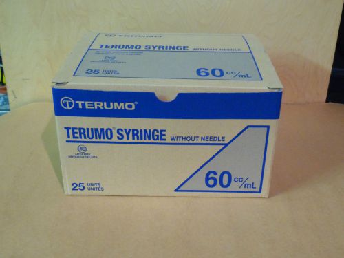 Terumo syringes without needle 60ml box of 25 for sale