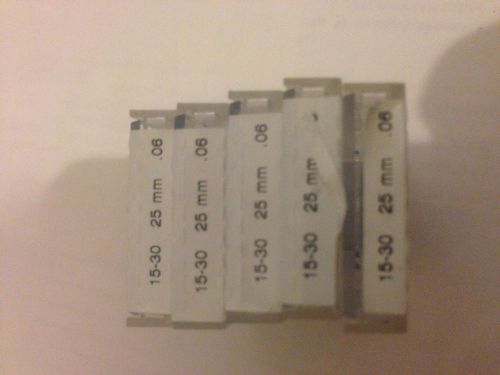 5 packs Brasseler Endo Sequence files assorted 15-30.06 X 25mm