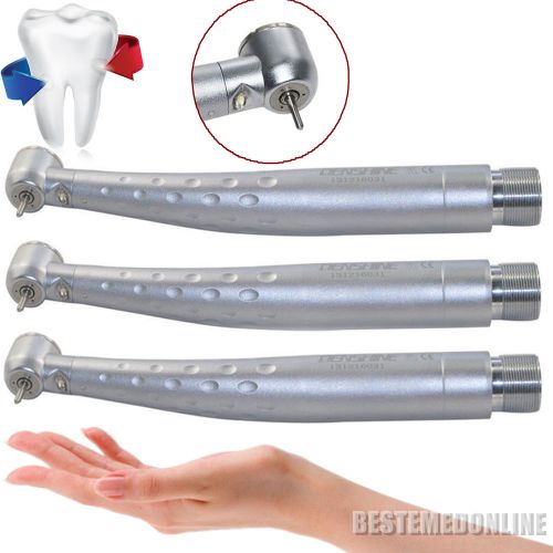 3x turbine cartridge fast high speed led dental handpiece large head push 2 hole for sale