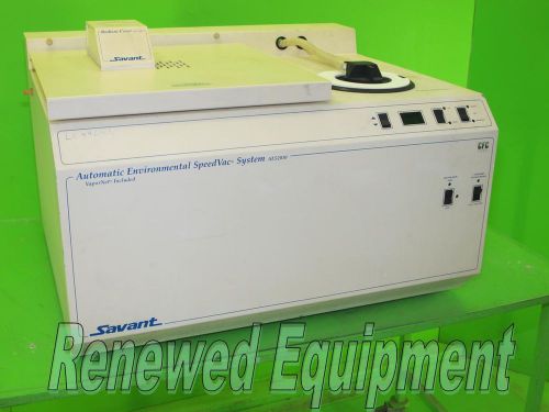 Savant aes1010 automatic environmental speedvac concentrator with vapor trap for sale