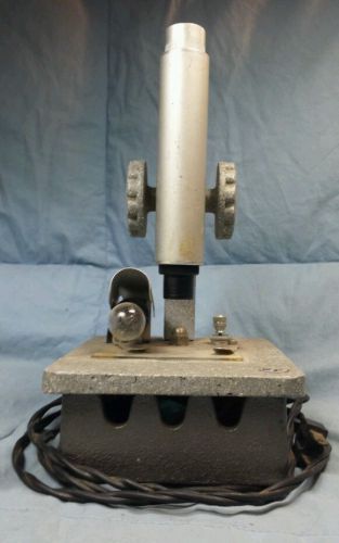 VINTAGE EV MICROSCOPE - 3 WAY SWITCH LIGHTS FROM ABOVE BELOW &amp; BOTH
