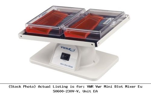 VWR Vwr Mini Blot Mixer Eu S0600-230V-V, Unit EA Laboratory Apparatus