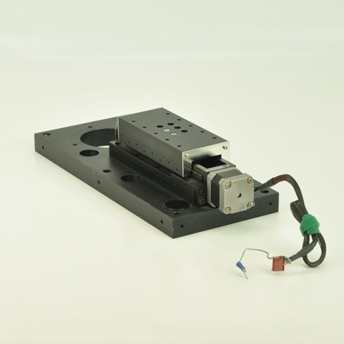 Motorized linear stage with aperture base plate for sale