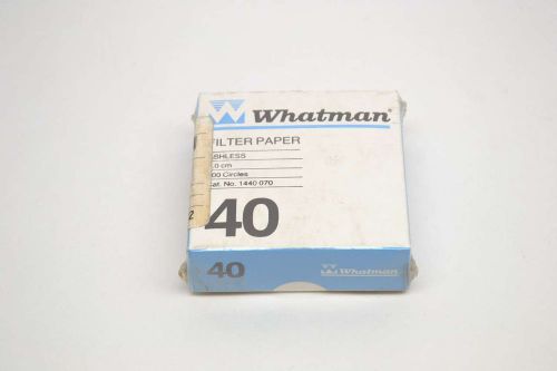 New whatman 1440-070 grade 40 ashless 7 cm 100 circles paper filter b481186 for sale