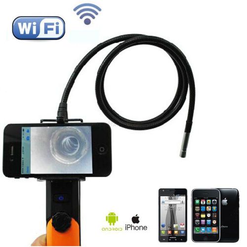 2.4ghz wifi endoscope borescope 8.5mm inspection camera hd 720p snake tube 1m for sale