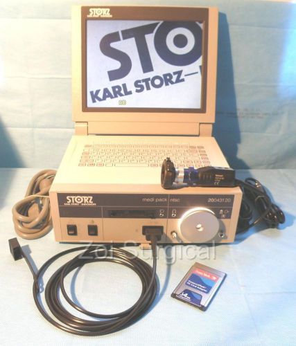 STORZ Medi Pack Endoscopy Camera, Light Source, Monitor, Keyboard, Recorder etc.