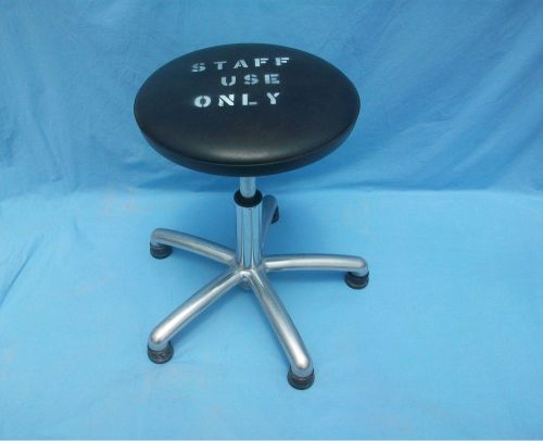 Safco 3432bl adjustable height low lab stool medical/lab/doctor/dentist stool for sale