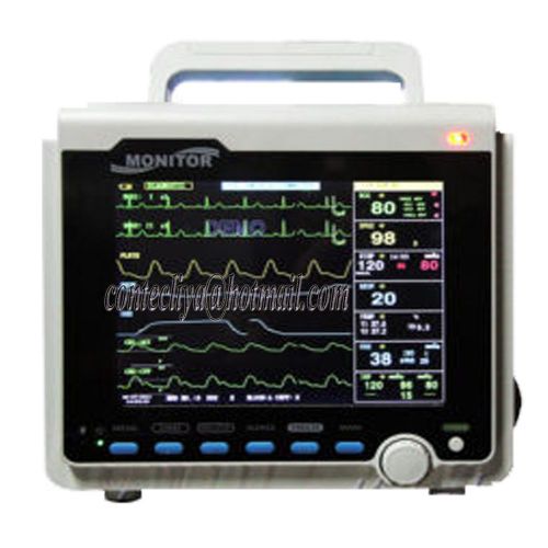 CE Portable ICU Patient Monitor,Vital Signs Monitor,ECG NIBP SPO2 PR with ET-CO2