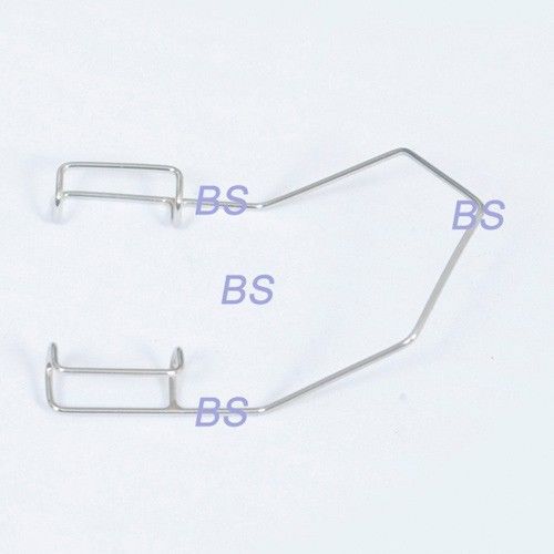 2 Pieces SS Wire Eye Speculum Blades size 14 mm or 15 mm Ophthalmic Instruments