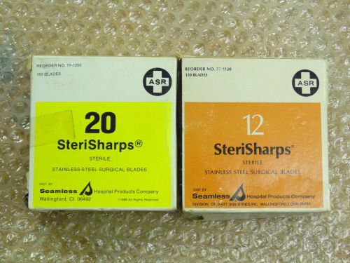 Lot of Single Use Surgical Blades SteriSharps   #20,  #12