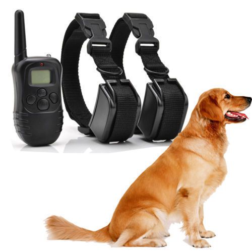 Rechargeable Remote Control Pet Dog Electric Training Collar Anti Bark NEW BRAND