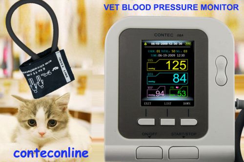 Veterinary Vet Digital Blood Pressure  HR / NIBP Monitor NIBP Monitor + charger