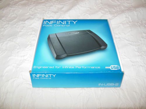Infinity Transcription Foot Control pedal, with box.