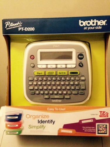 Brother P-Touch PT-D200 Label Thermal Printer Home and Office Labeler