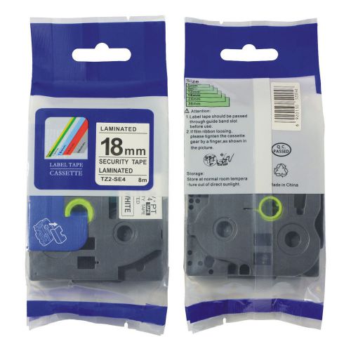 Label Tape TZe-SE4 black on confidential white 18mm*8m compatible for PT300