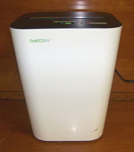 *Tested &amp; Working* GoEcolife GQW80B Personal Diamond-Cut Paper Shredder (White)